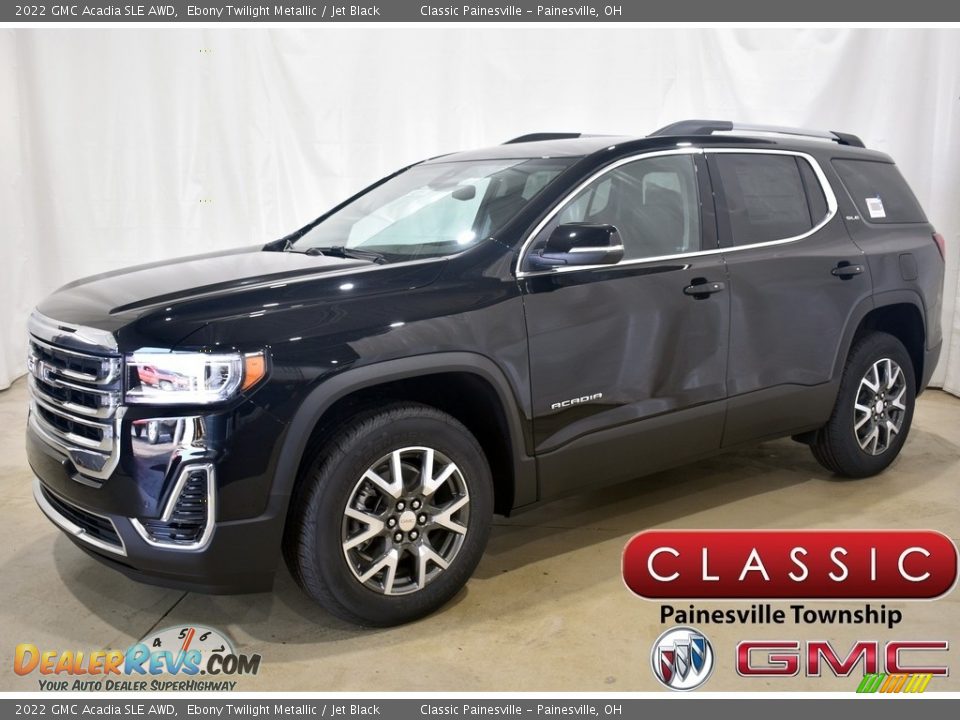 2022 GMC Acadia SLE AWD Ebony Twilight Metallic / Jet Black Photo #1