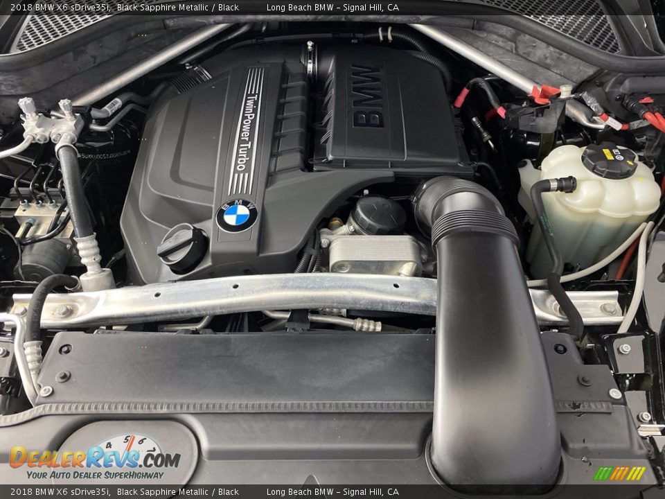 2018 BMW X6 sDrive35i Black Sapphire Metallic / Black Photo #12