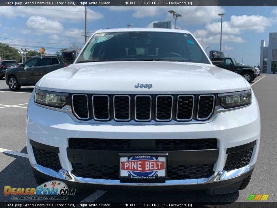 2021 Jeep Grand Cherokee L Laredo 4x4 Bright White / Black Photo #3