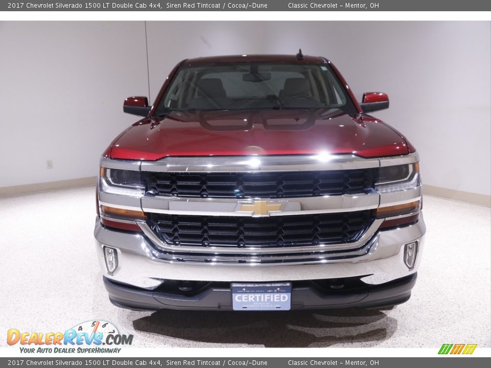 2017 Chevrolet Silverado 1500 LT Double Cab 4x4 Siren Red Tintcoat / Cocoa/­Dune Photo #2