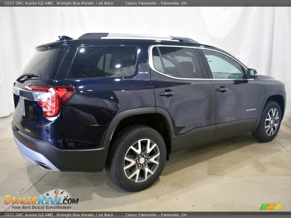 2022 GMC Acadia SLE AWD Midnight Blue Metallic / Jet Black Photo #2