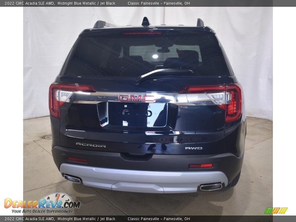 2022 GMC Acadia SLE AWD Midnight Blue Metallic / Jet Black Photo #3