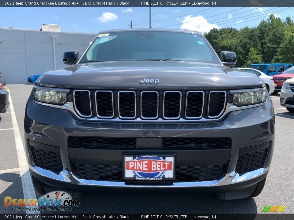 2021 Jeep Grand Cherokee L Laredo 4x4 Baltic Gray Metallic / Black Photo #3