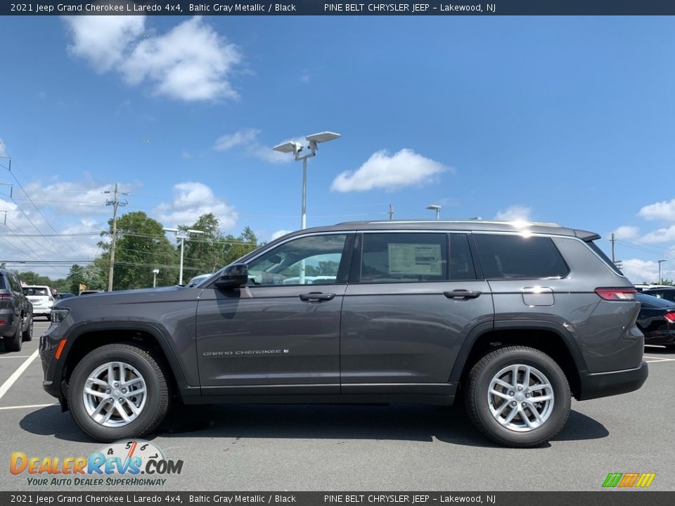 2021 Jeep Grand Cherokee L Laredo 4x4 Baltic Gray Metallic / Black Photo #4