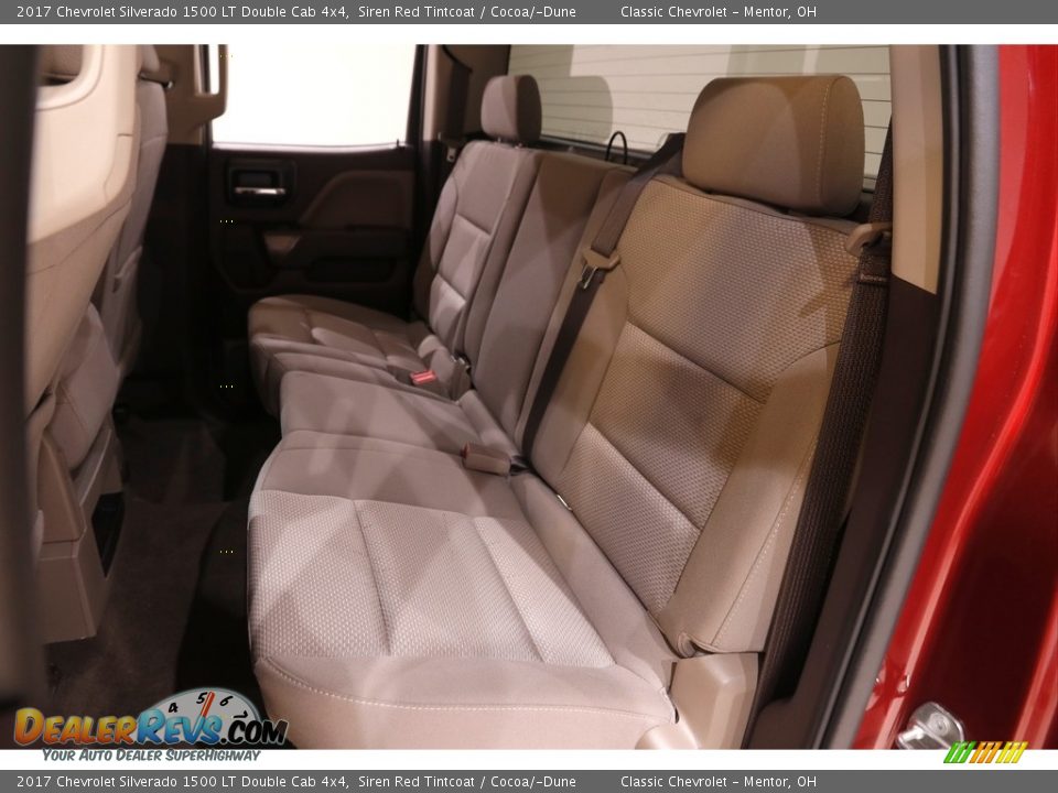 2017 Chevrolet Silverado 1500 LT Double Cab 4x4 Siren Red Tintcoat / Cocoa/­Dune Photo #16