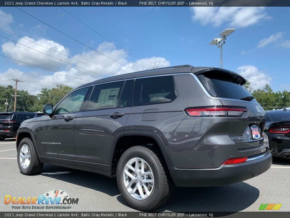 2021 Jeep Grand Cherokee L Laredo 4x4 Baltic Gray Metallic / Black Photo #6