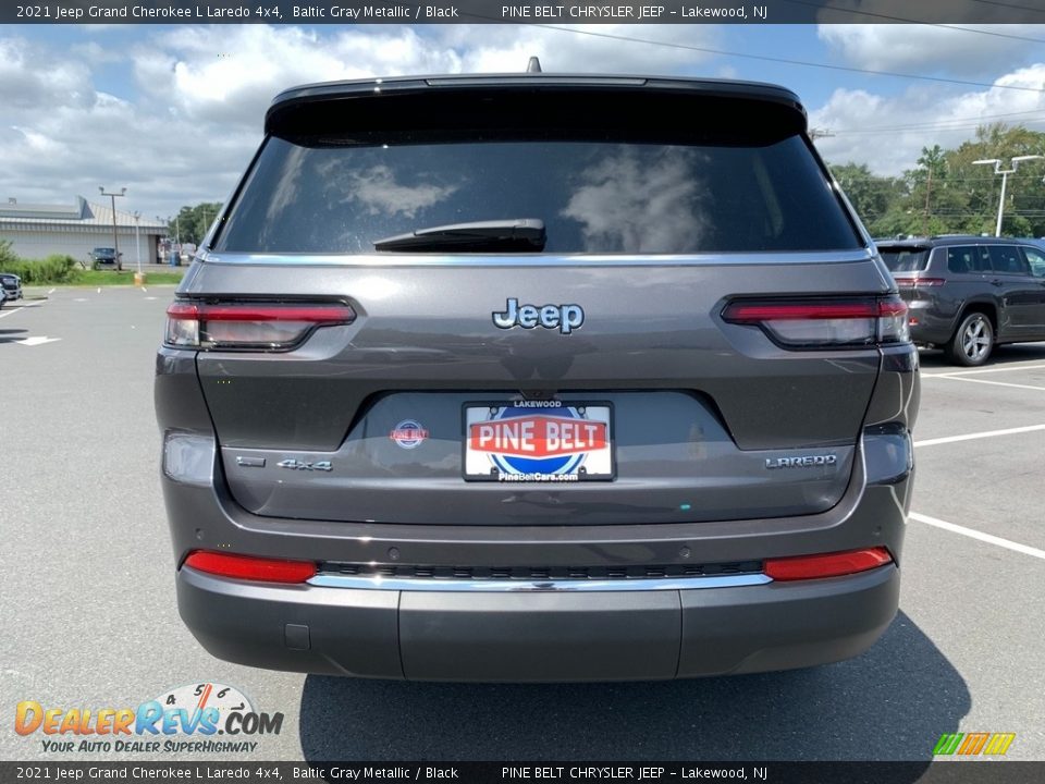 2021 Jeep Grand Cherokee L Laredo 4x4 Baltic Gray Metallic / Black Photo #7