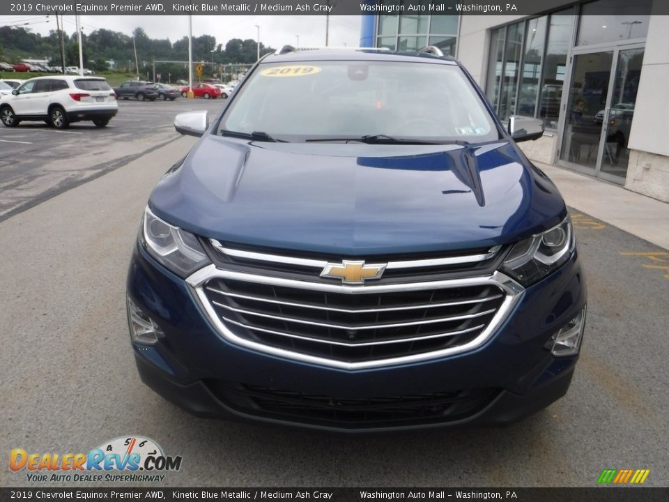 2019 Chevrolet Equinox Premier AWD Kinetic Blue Metallic / Medium Ash Gray Photo #5