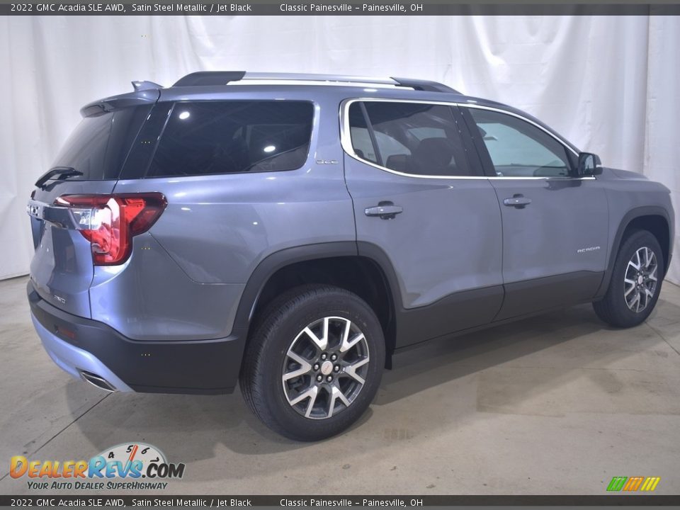 2022 GMC Acadia SLE AWD Satin Steel Metallic / Jet Black Photo #2