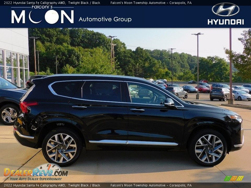 2022 Hyundai Santa Fe Calligraphy AWD Twilight Black / Black Photo #1