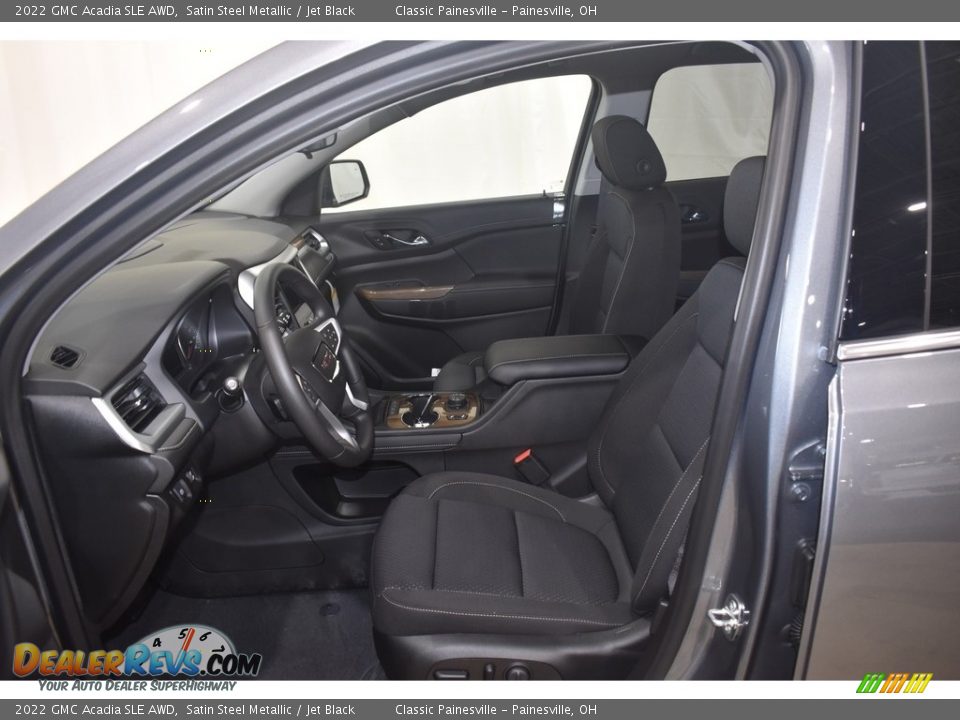 Jet Black Interior - 2022 GMC Acadia SLE AWD Photo #7