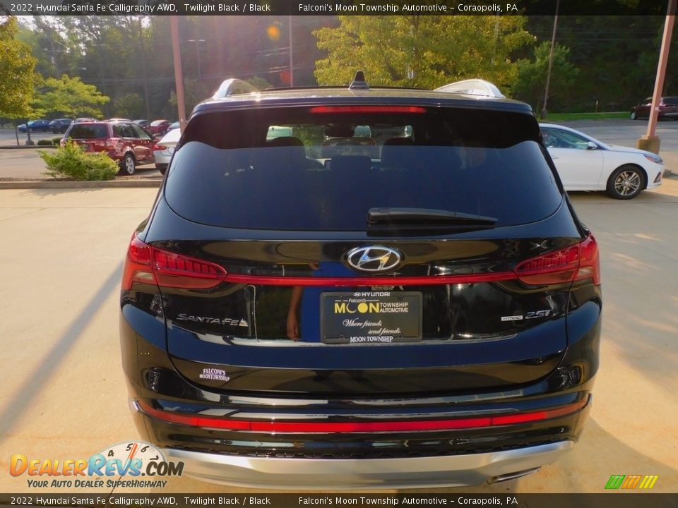 2022 Hyundai Santa Fe Calligraphy AWD Twilight Black / Black Photo #3