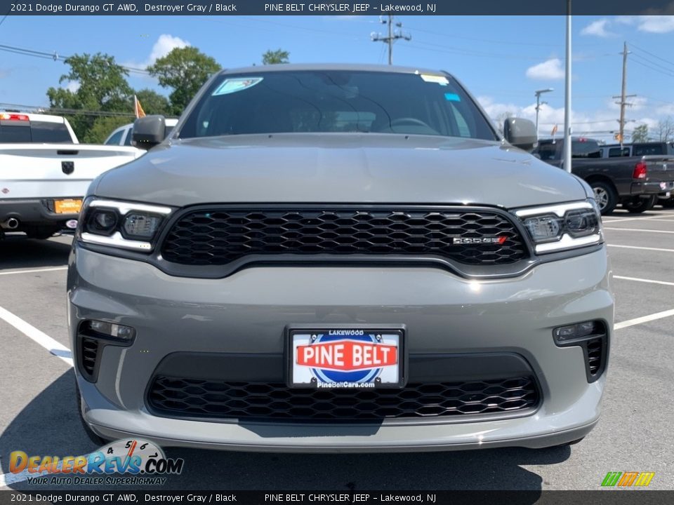 2021 Dodge Durango GT AWD Destroyer Gray / Black Photo #3