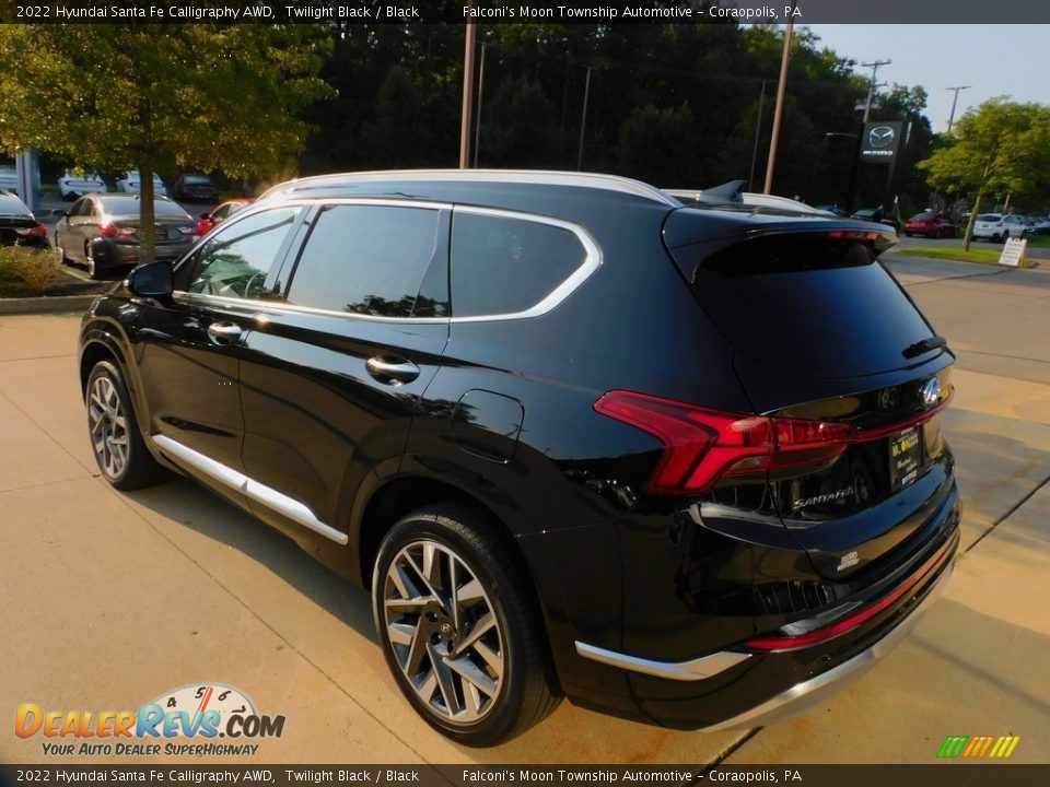 2022 Hyundai Santa Fe Calligraphy AWD Twilight Black / Black Photo #5