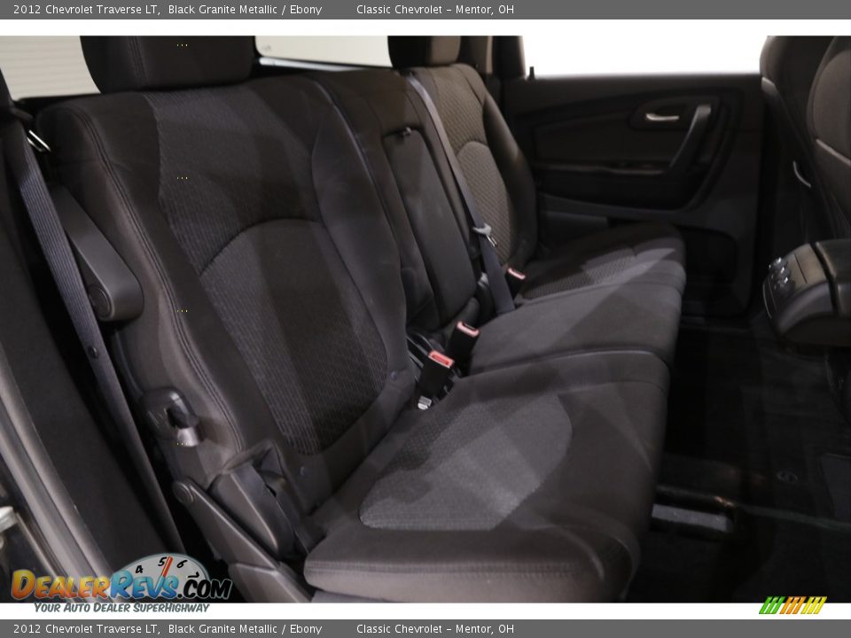 2012 Chevrolet Traverse LT Black Granite Metallic / Ebony Photo #13