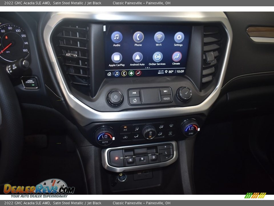 Controls of 2022 GMC Acadia SLE AWD Photo #12