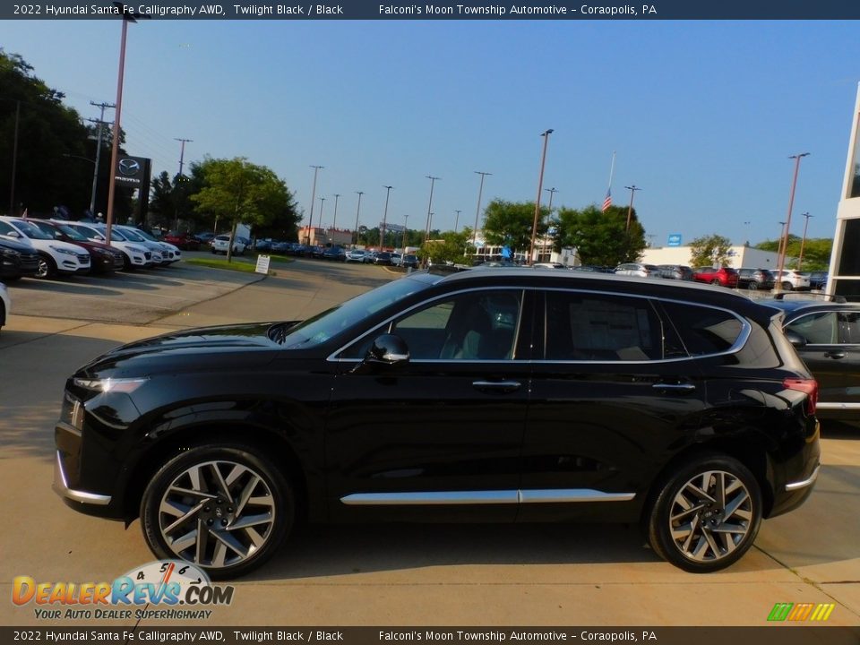 2022 Hyundai Santa Fe Calligraphy AWD Twilight Black / Black Photo #6