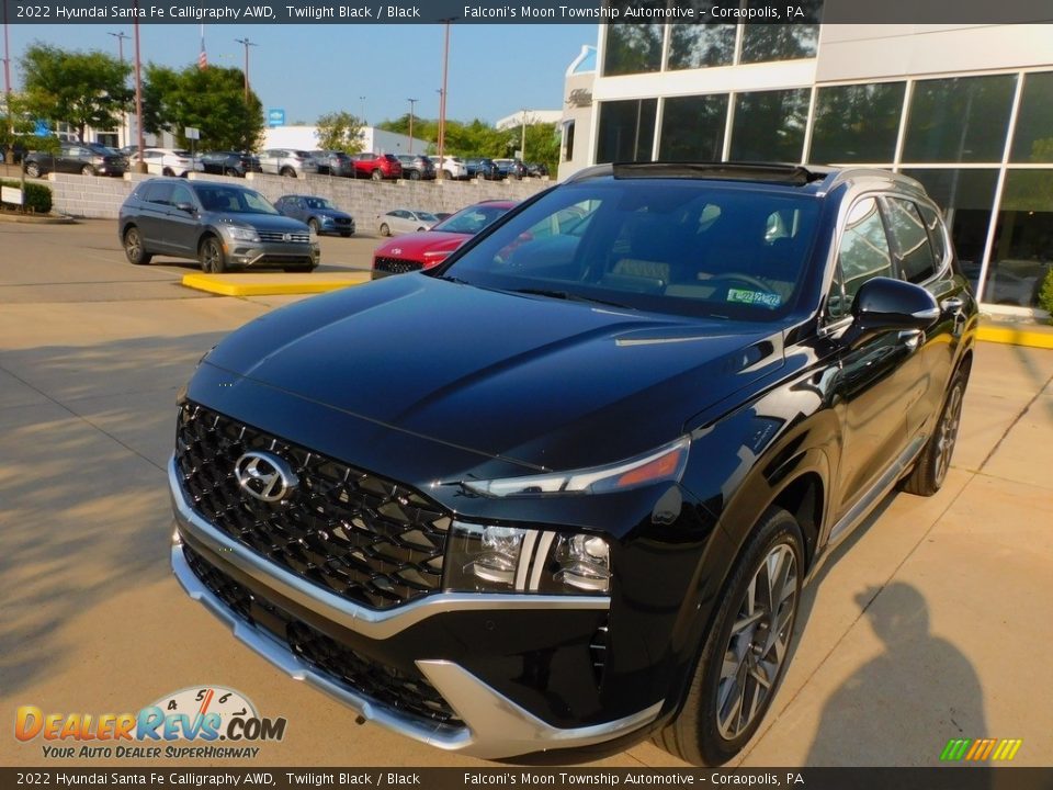 2022 Hyundai Santa Fe Calligraphy AWD Twilight Black / Black Photo #7