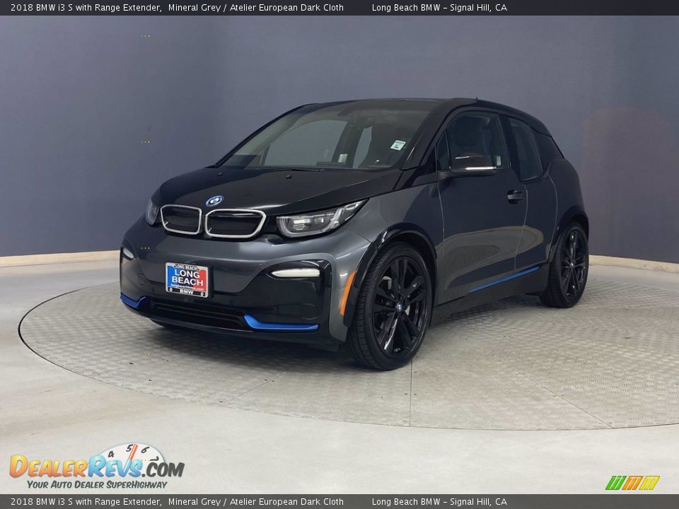 2018 BMW i3 S with Range Extender Mineral Grey / Atelier European Dark Cloth Photo #3