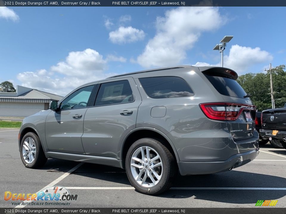 2021 Dodge Durango GT AWD Destroyer Gray / Black Photo #6