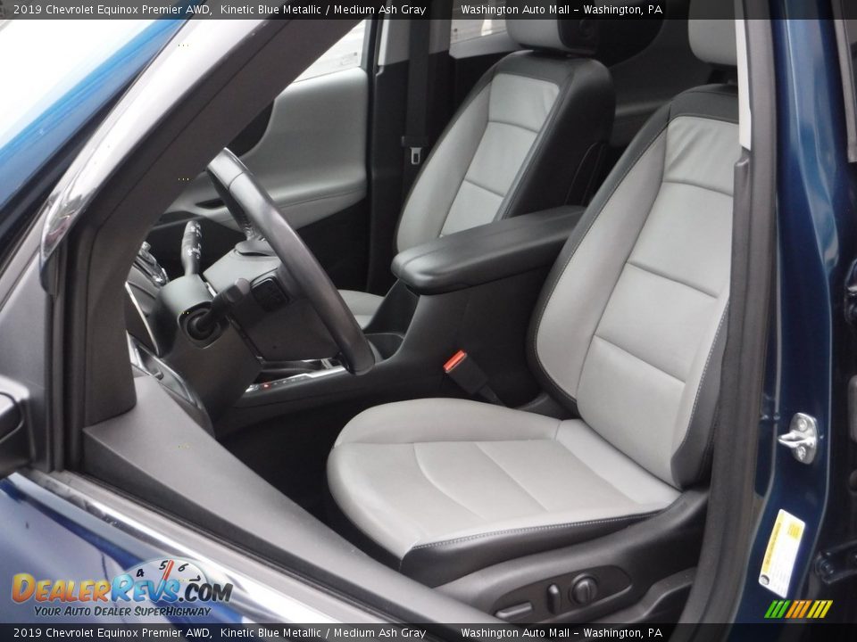 2019 Chevrolet Equinox Premier AWD Kinetic Blue Metallic / Medium Ash Gray Photo #17