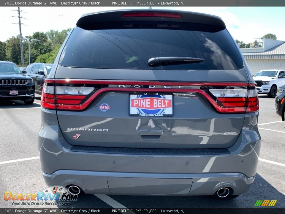 2021 Dodge Durango GT AWD Destroyer Gray / Black Photo #7