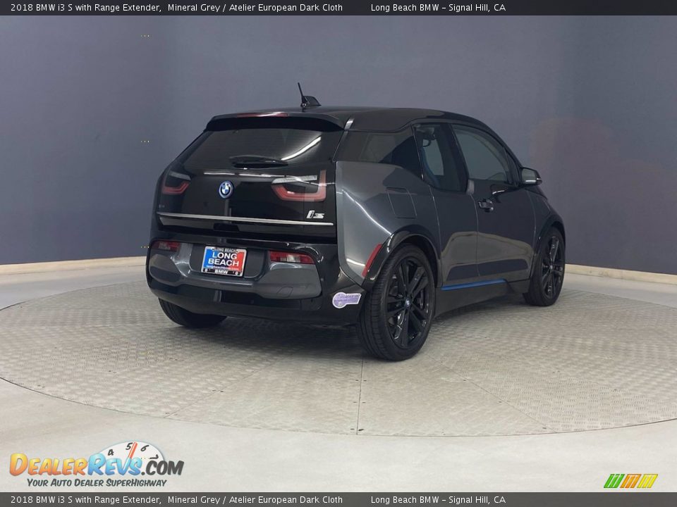 2018 BMW i3 S with Range Extender Mineral Grey / Atelier European Dark Cloth Photo #5