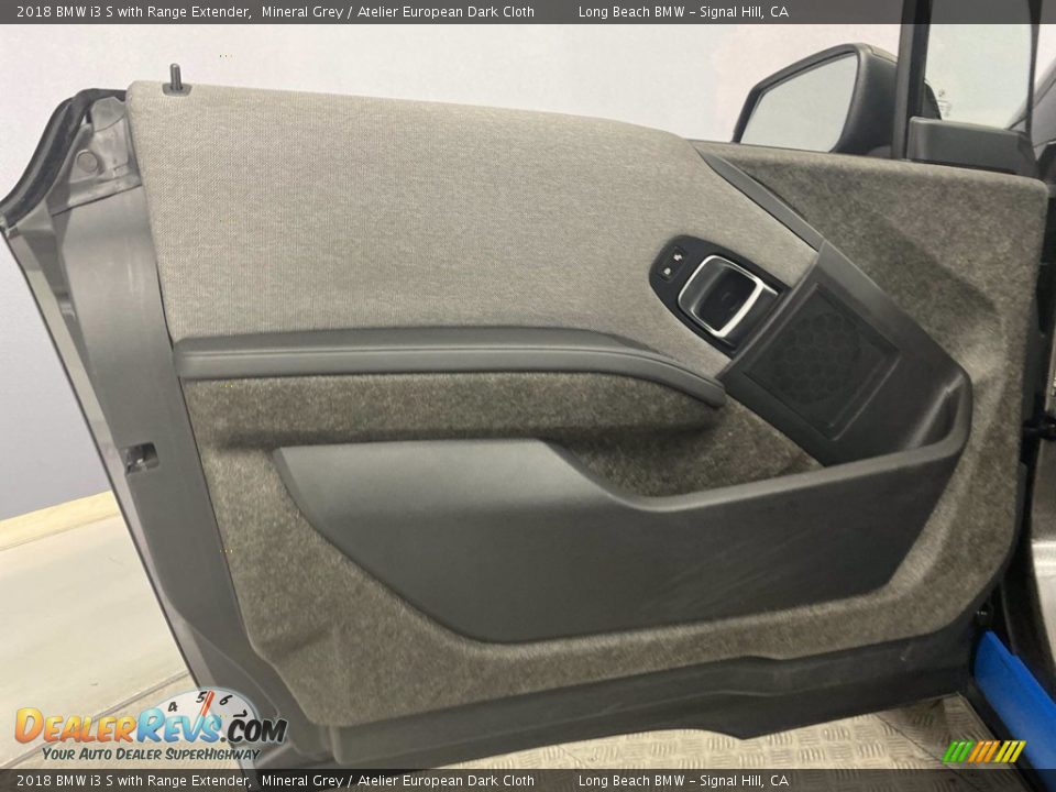 2018 BMW i3 S with Range Extender Mineral Grey / Atelier European Dark Cloth Photo #13