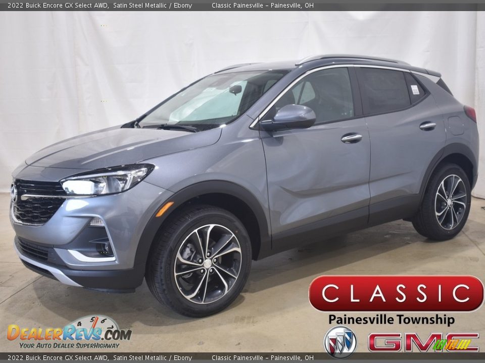 2022 Buick Encore GX Select AWD Satin Steel Metallic / Ebony Photo #1