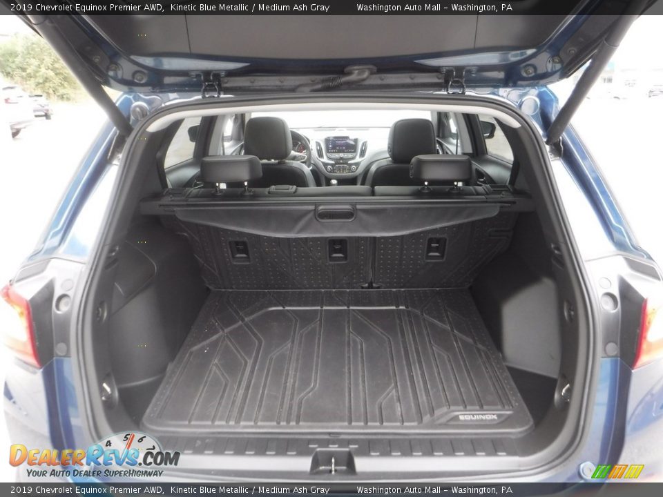 2019 Chevrolet Equinox Premier AWD Kinetic Blue Metallic / Medium Ash Gray Photo #28