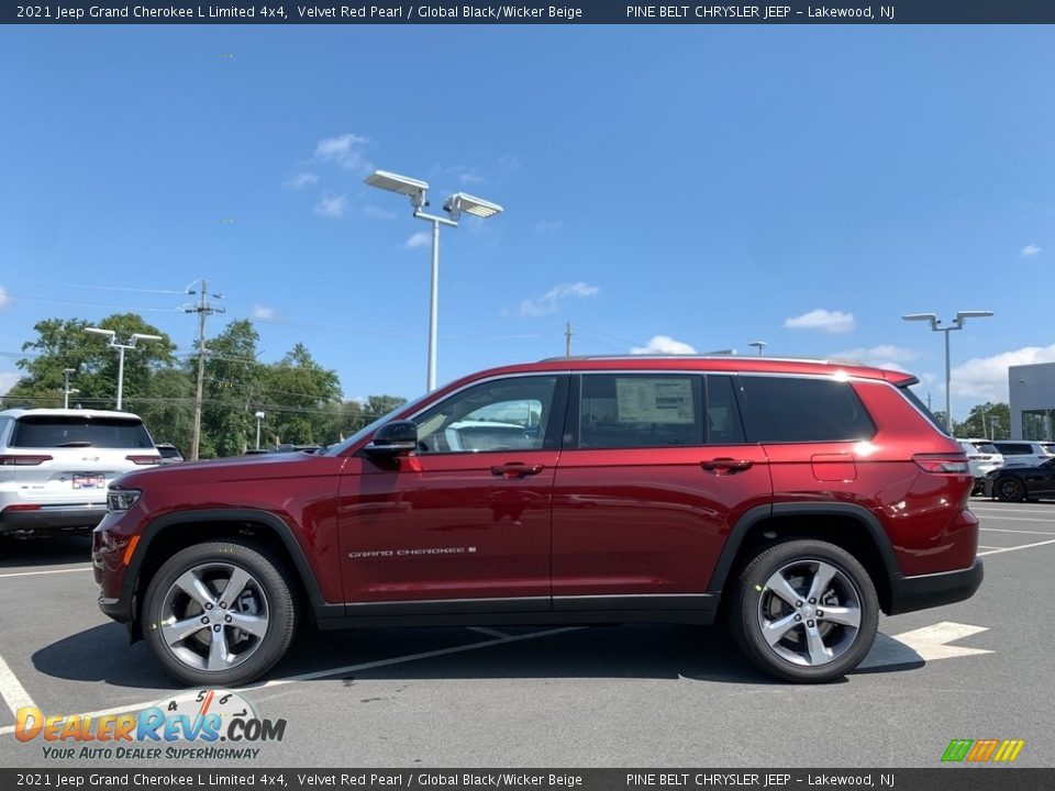 Velvet Red Pearl 2021 Jeep Grand Cherokee L Limited 4x4 Photo #4