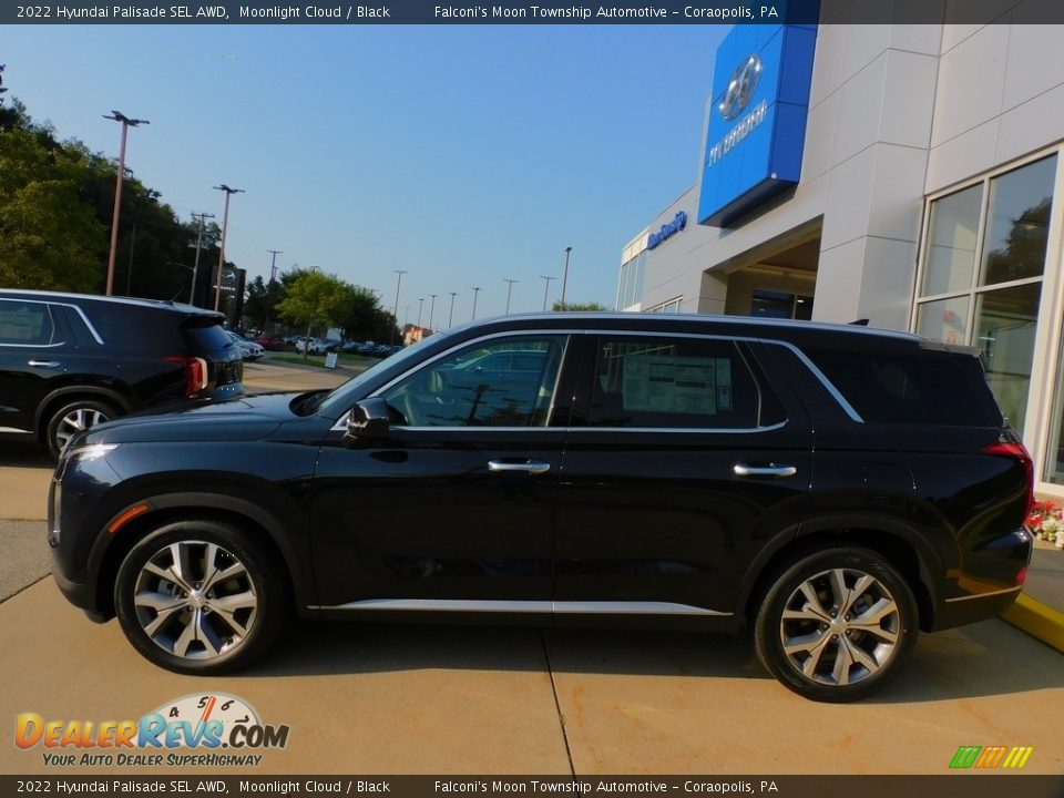 2022 Hyundai Palisade SEL AWD Moonlight Cloud / Black Photo #6