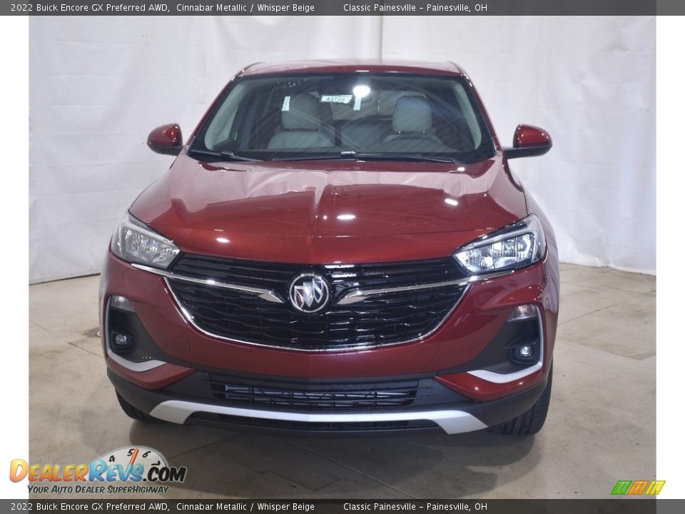 2022 Buick Encore GX Preferred AWD Cinnabar Metallic / Whisper Beige Photo #4