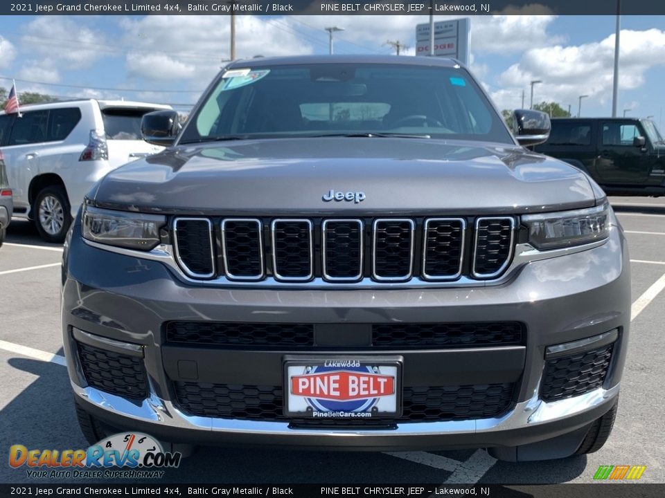 2021 Jeep Grand Cherokee L Limited 4x4 Baltic Gray Metallic / Black Photo #3