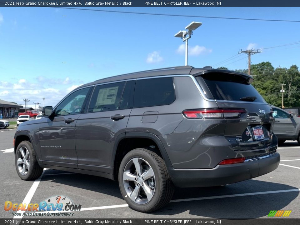 2021 Jeep Grand Cherokee L Limited 4x4 Baltic Gray Metallic / Black Photo #6