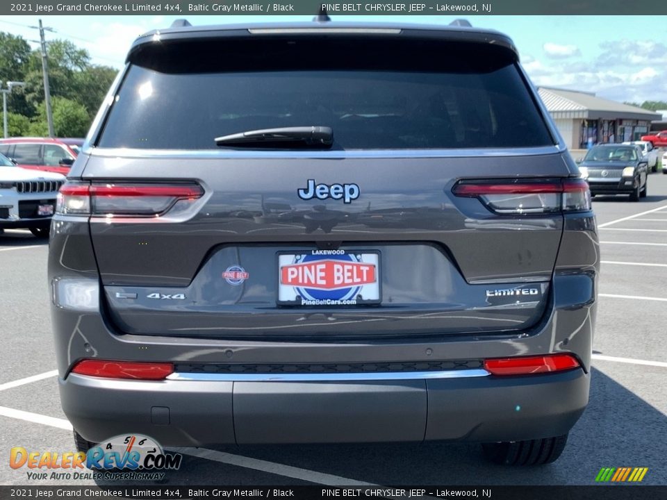 2021 Jeep Grand Cherokee L Limited 4x4 Baltic Gray Metallic / Black Photo #7