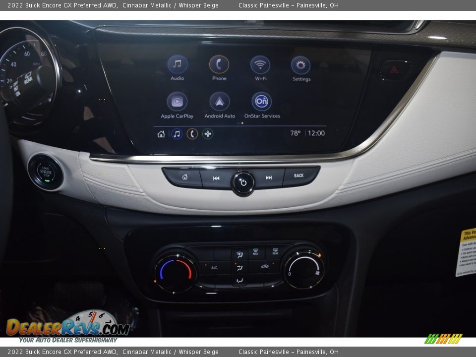 2022 Buick Encore GX Preferred AWD Cinnabar Metallic / Whisper Beige Photo #11