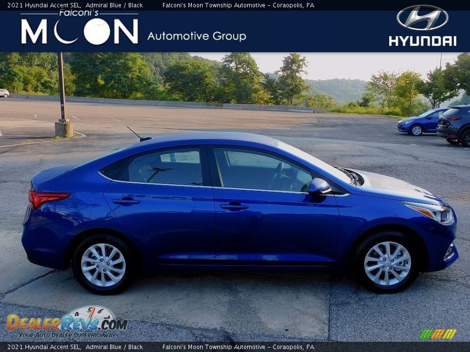 2021 Hyundai Accent SEL Admiral Blue / Black Photo #1