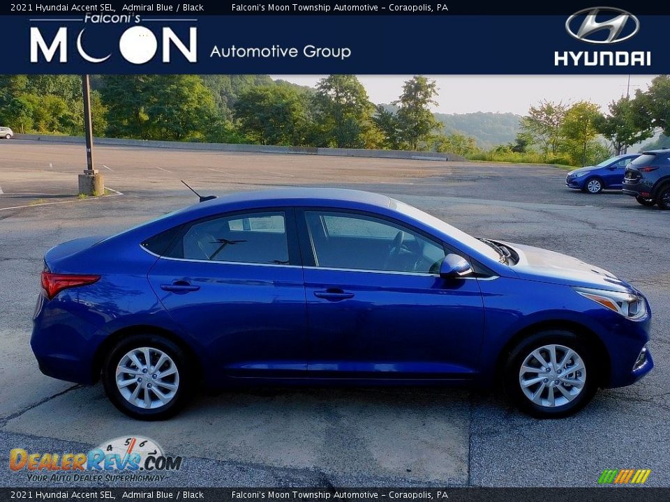 2021 Hyundai Accent SEL Admiral Blue / Black Photo #1