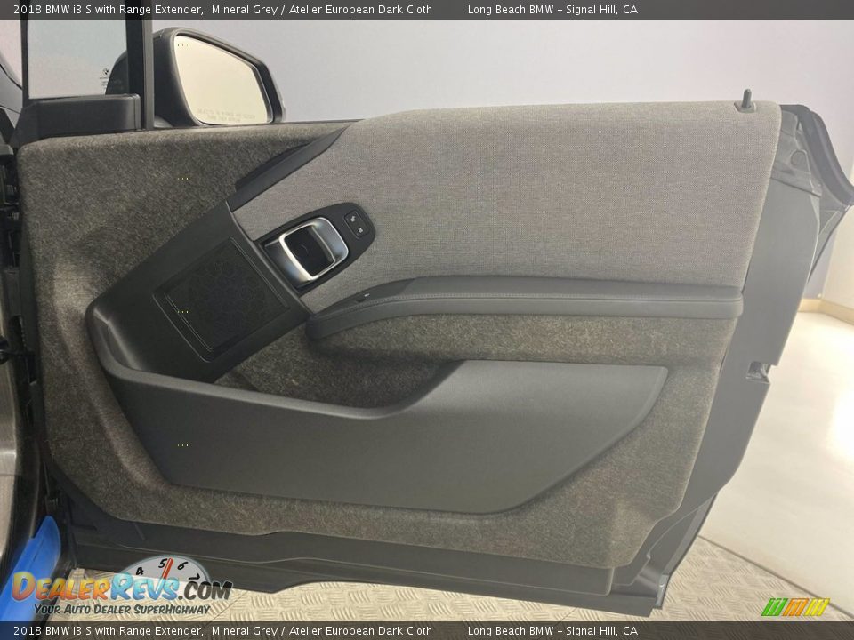 2018 BMW i3 S with Range Extender Mineral Grey / Atelier European Dark Cloth Photo #32