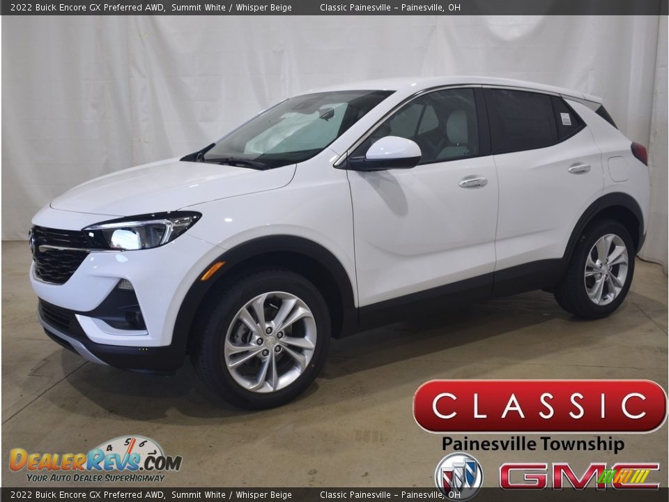 2022 Buick Encore GX Preferred AWD Summit White / Whisper Beige Photo #1