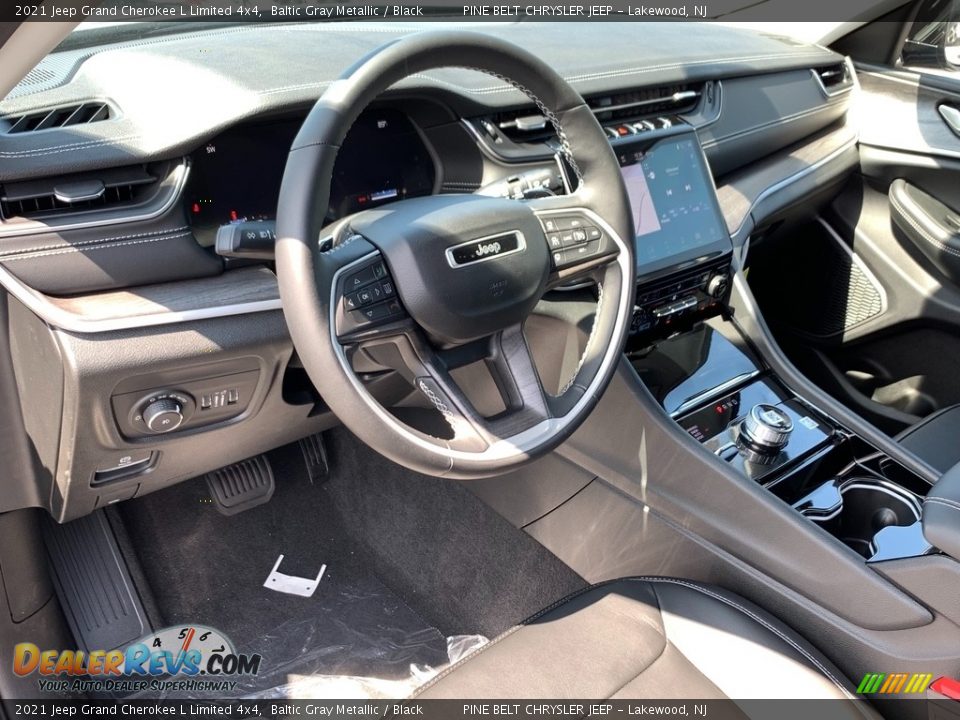 2021 Jeep Grand Cherokee L Limited 4x4 Baltic Gray Metallic / Black Photo #13