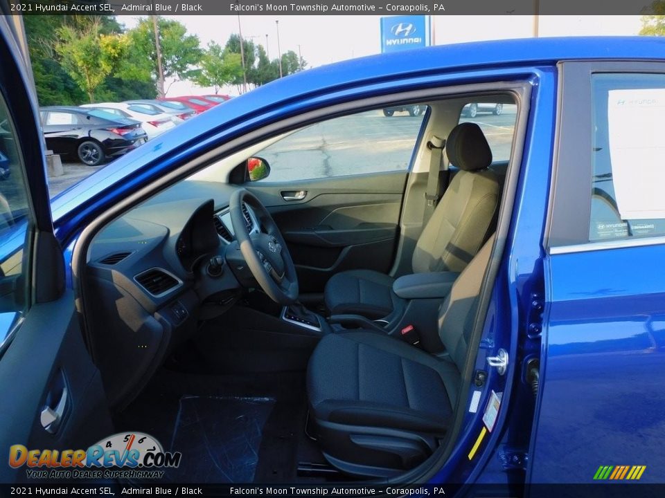 2021 Hyundai Accent SEL Admiral Blue / Black Photo #10