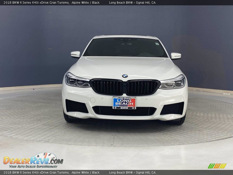 2018 BMW 6 Series 640i xDrive Gran Turismo Alpine White / Black Photo #2