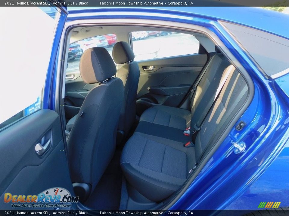 2021 Hyundai Accent SEL Admiral Blue / Black Photo #11