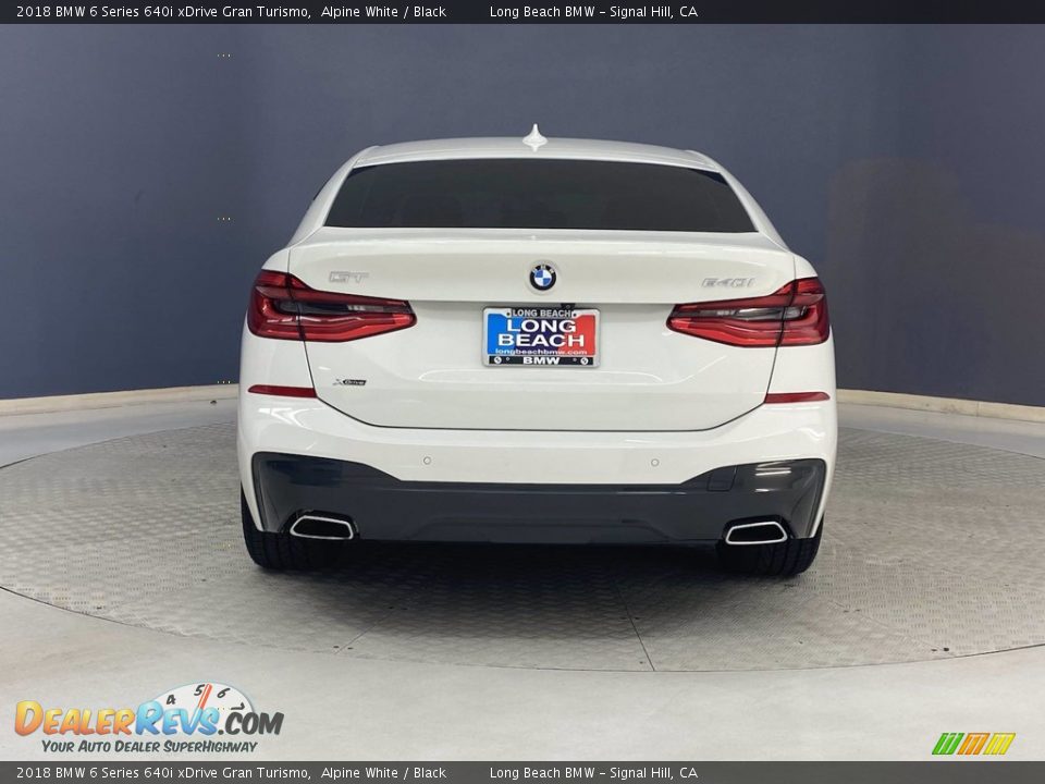 2018 BMW 6 Series 640i xDrive Gran Turismo Alpine White / Black Photo #4