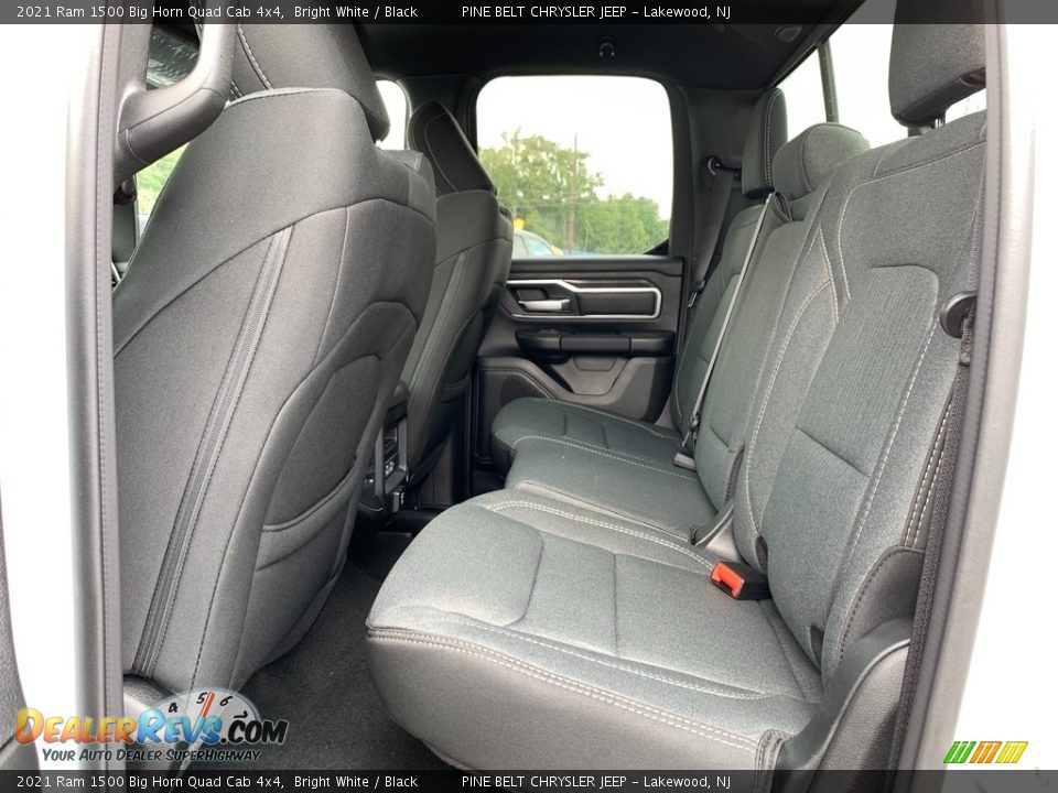 Rear Seat of 2021 Ram 1500 Big Horn Quad Cab 4x4 Photo #9