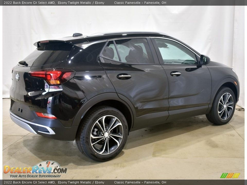 2022 Buick Encore GX Select AWD Ebony Twilight Metallic / Ebony Photo #2