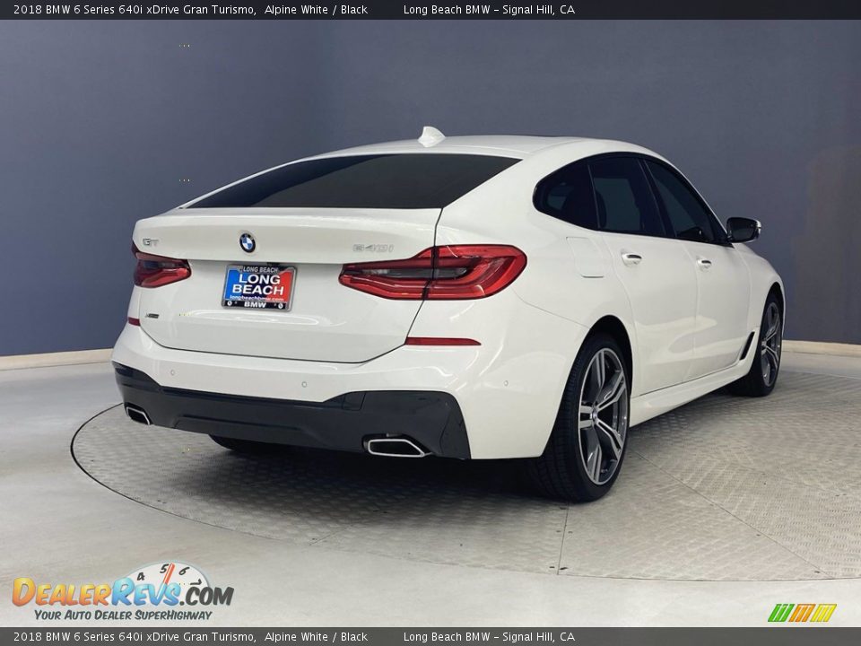 2018 BMW 6 Series 640i xDrive Gran Turismo Alpine White / Black Photo #5