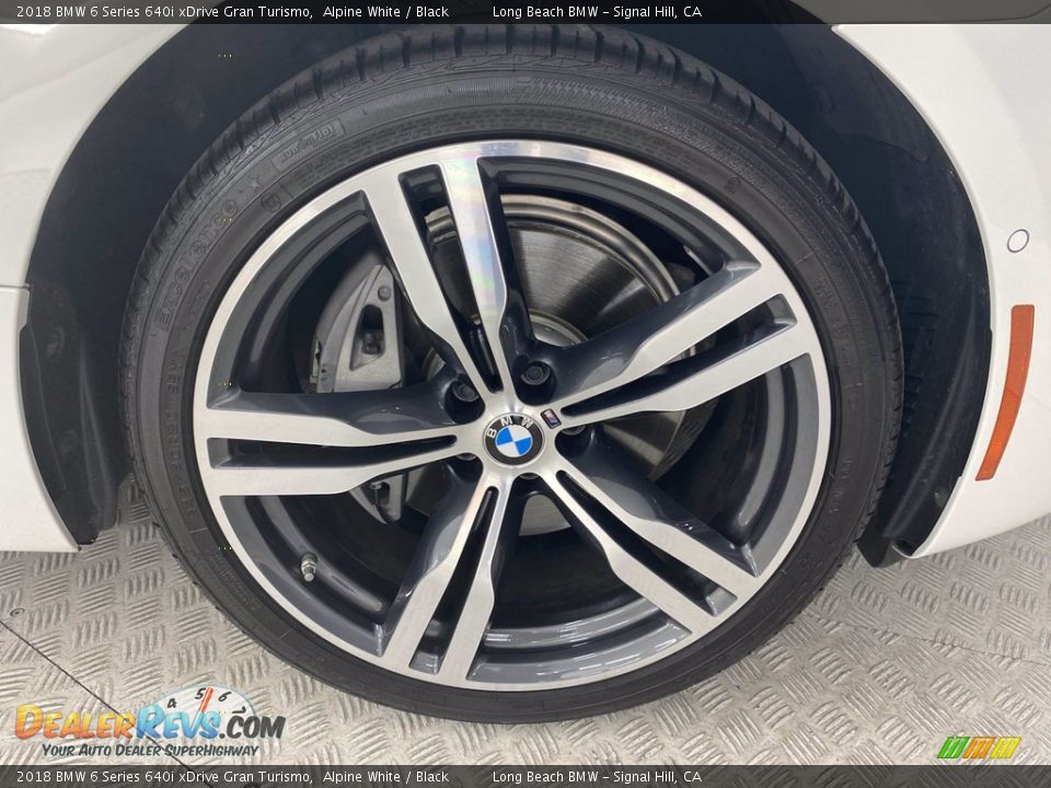 2018 BMW 6 Series 640i xDrive Gran Turismo Alpine White / Black Photo #6
